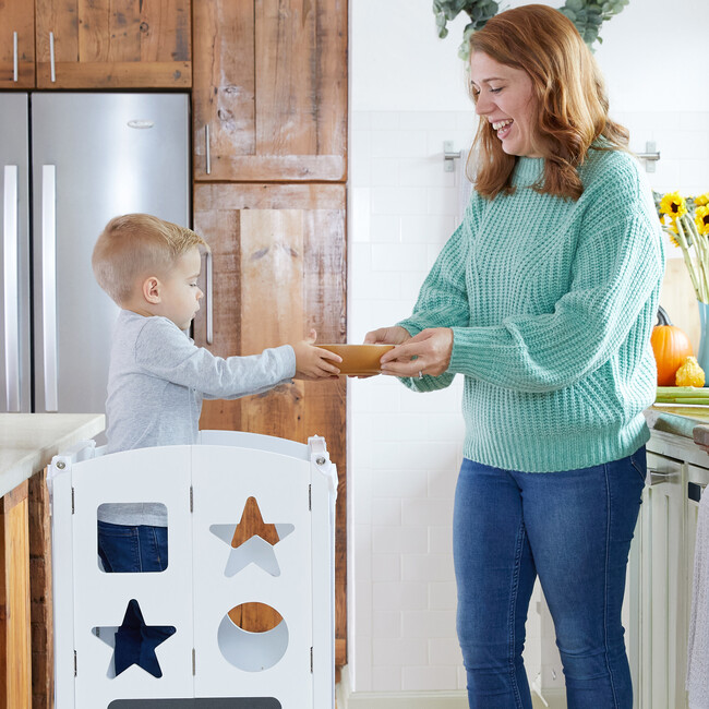 Classic Kitchen Helper Stool, White - Kitchen Helper - 7