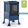 Contemporary Kitchen Helper Stool, Royal Navy - Kitchen Helper - 6 - thumbnail