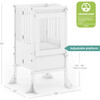 Contemporary Kitchen Helper Stool, White - Kitchen Helper - 6 - thumbnail