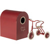 Abri a tricycle, Mouse - Red - Doll Accessories - 2