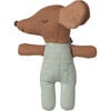 Sleepy wakey baby mouse in matchbox - Blue - Dolls - 2 - thumbnail