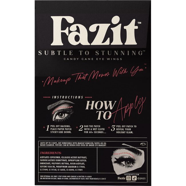 Candy Cane Eye Wings Makeup Patches - Makeup Kits & Beauty Sets - 5