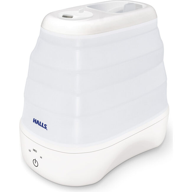 HALLS® Collapsible Cool Mist Humidifier, 3.5L/1 Gallon, White