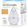 Droplet Cool-Mist Humidifier with Vapor Tray, 0.5. Gal. - Clear & White - Humidifiers - 6