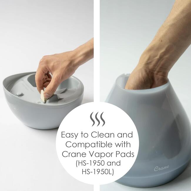 Drop 2.0 , 4-in-1 Cool-Mist Humidifier with Aroma Tray & Sound Machine - Grey - Humidifiers - 6