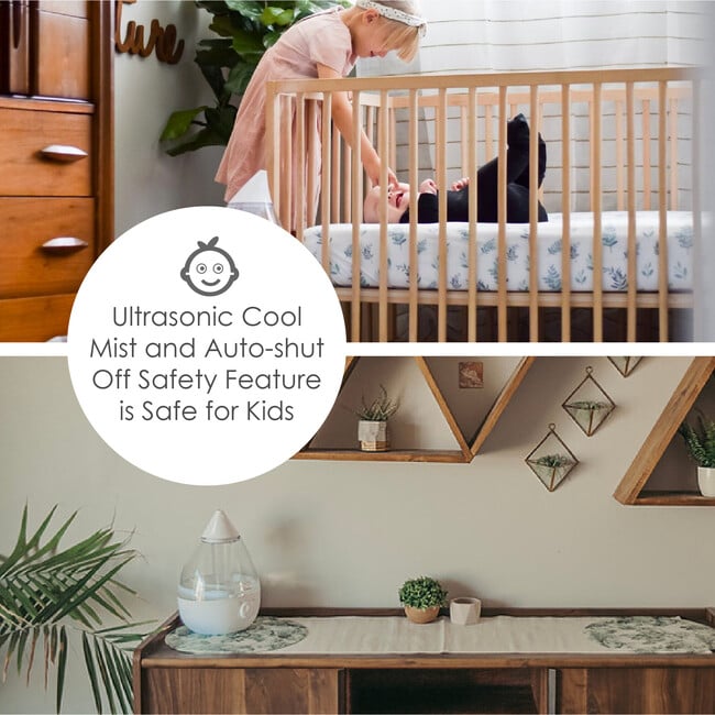 Drop Cool-Mist Humidifier, 1 Gal. - Blue & White - Humidifiers - 6