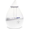 Crane x HALLS® Droplet Cool Mist Humidifier, 0.5 GAL, Clear/White - Humidifiers - 1 - thumbnail