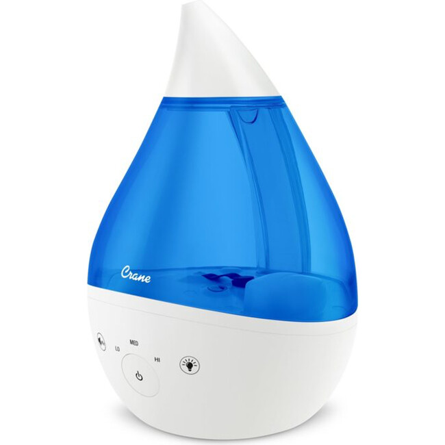Drop 2.0 , 4-in-1 Cool-Mist Humidifier with Aroma Tray & Sound Machine - Blue & White