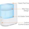 Crane Warm Mist Humidifier, 0.5 Gallon Tank, Steam Treatment with Vapor Pad Tray, Auto Shut-Off, Filter-Free, Quiet for Bedroom & Home - Humidifiers - 2 - thumbnail