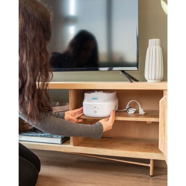 HALLS® Collapsible Cool Mist Humidifier, 3.5L/1 Gallon, White - Humidifiers - 5