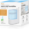 Crane Warm Mist Humidifier, 0.5 Gallon Tank, Steam Treatment with Vapor Pad Tray, Auto Shut-Off, Filter-Free, Quiet for Bedroom & Home - Humidifiers - 7 - thumbnail