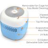 Crane Cool Mist Evaporative Humidifier, 0.5 Gal Top Fill, UV Light, Wick Filter, Dishwasher Safe Tank, Quiet, 3 Speeds, Blue/White - Humidifiers - 3 - thumbnail