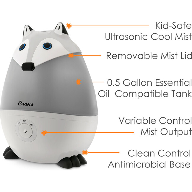 Adorable  - Mini Fox - Cool Mist Humidifier, 0.5 Gal.
