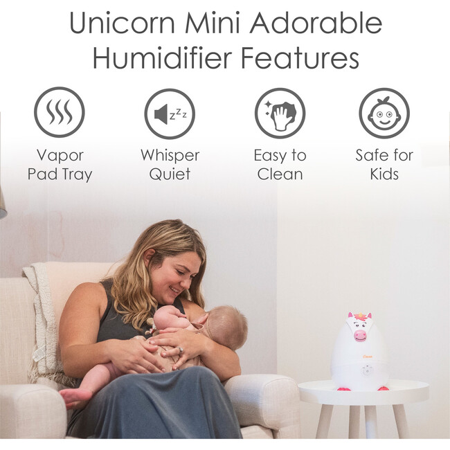 Adorable  - Mini Unicorn - Cool Mist Humidifier, 0.5 Gal.