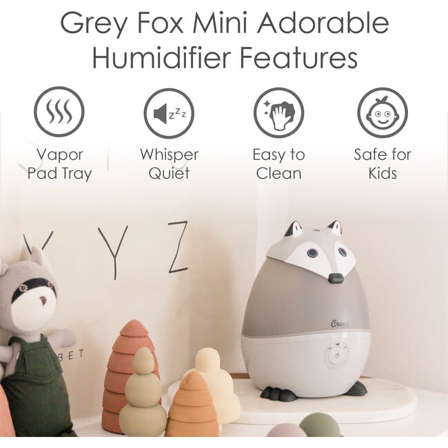 Adorable - Mini Fox - Cool Mist Humidifier, 0.5 Gal. - Humidifiers - 3