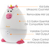 Adorable - Mini Unicorn - Cool Mist Humidifier, 0.5 Gal. - Humidifiers - 3 - thumbnail