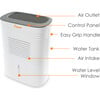4 Pint Compact Dehumidifier for Small to Medium Rooms - Humidifiers - 3 - thumbnail