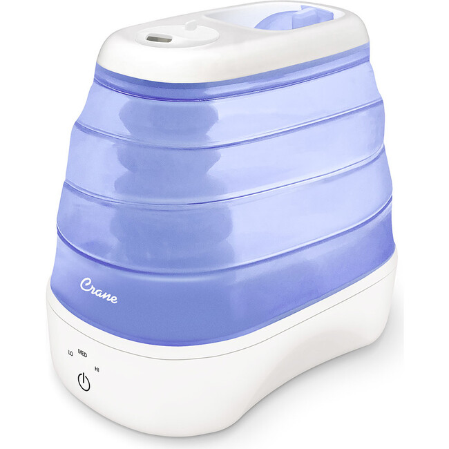 1 Gal. Cool Mist Collapsible Humidifier, Blue/White, Top Fill, for Medium Rooms Up to 500 sq. ft.