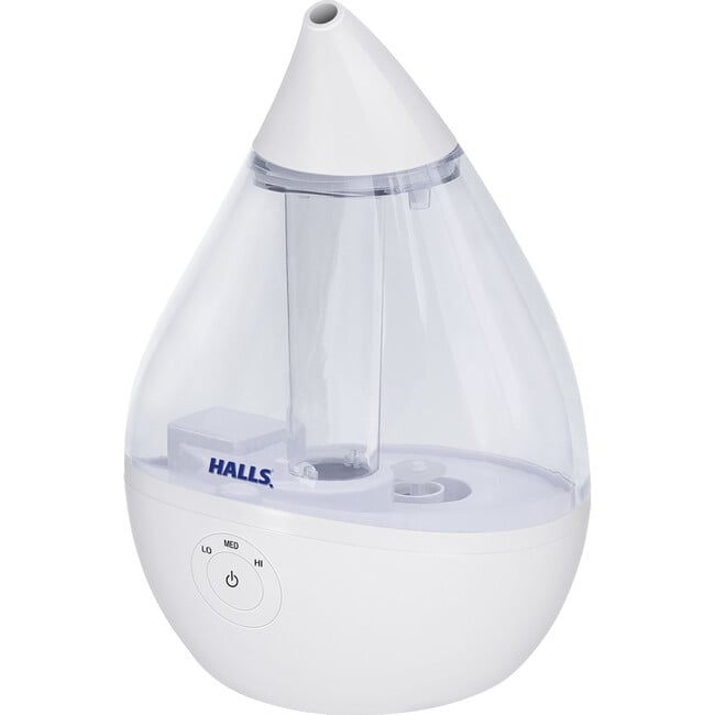 Crane x HALLS® Droplet Cool Mist Humidifier, 0.5 GAL, Clear/White - Humidifiers - 6