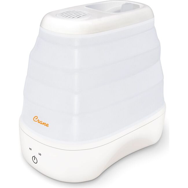 1 Gal. Warm Mist Collapsible Humidifier, White, Top Fill, for Medium Rooms Up to 500 sq. ft.