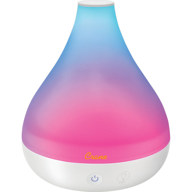 0.35 Gal. 2-in-1 Ultrasonic Cool Mist Humidifier & Aroma Diffuser for Small Rooms