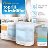 Crane 0.7 Gallon Top Fill Cool Mist Humidifier and Aroma Diffuser, with Color-Changing Night Light and Aroma Diffuser Function, Humidifier For Bedroom, Office or Nursery - Humidifiers - 4 - thumbnail