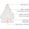 0.35 Gal. 2-in-1 Ultrasonic Cool Mist Humidifier & Aroma Diffuser for Small Rooms - Humidifiers - 3 - thumbnail