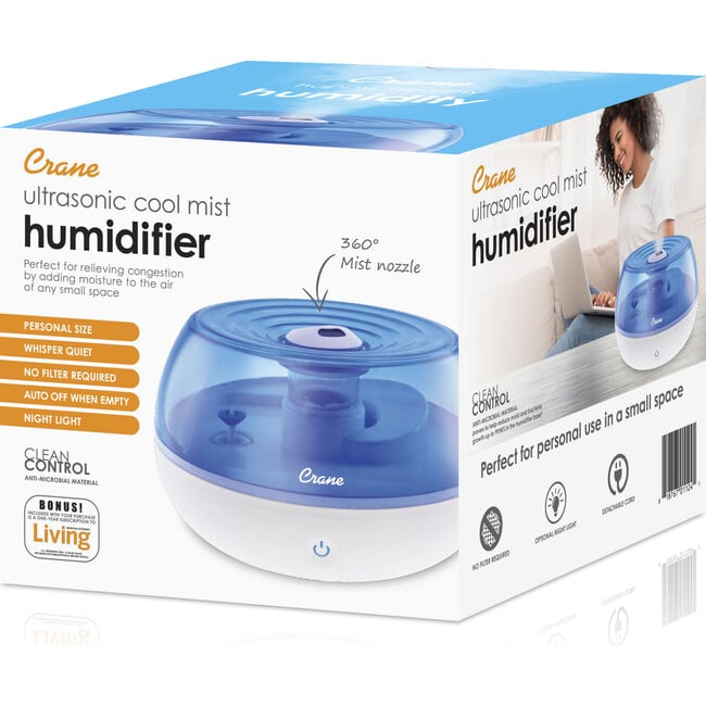 0.2 Gal. Personal Ultrasonic Cool Mist Humidifier for Small Rooms - Humidifiers - 6