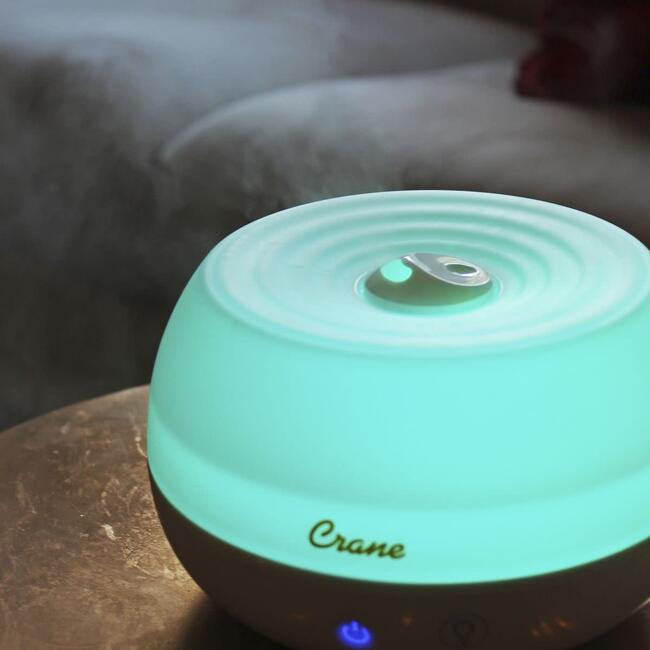 0.2 Gal. 2-in-1 Ultrasonic Cool Mist Humidifier & Aroma Diffuser for Small Rooms - Humidifiers - 6