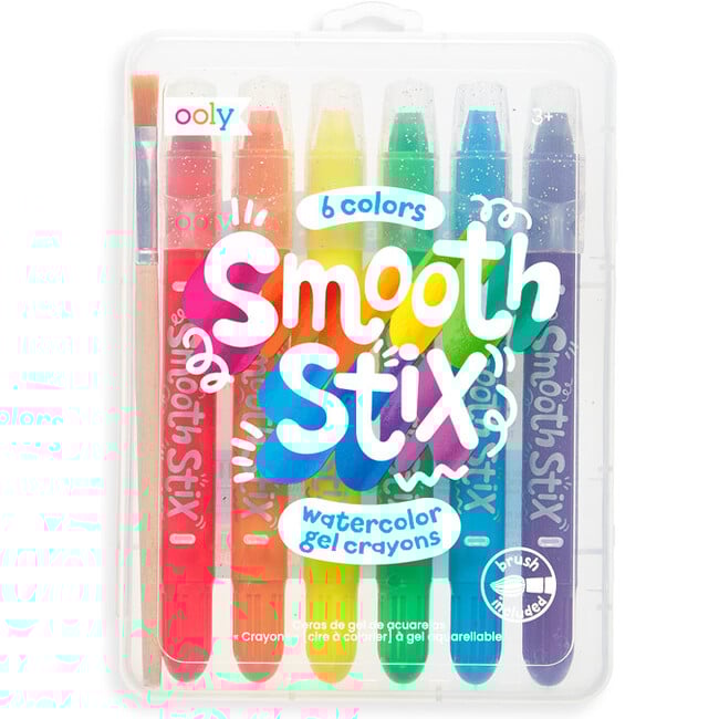 Smooth Stix Watercolor Gel Crayons 7pc Set, Multi
