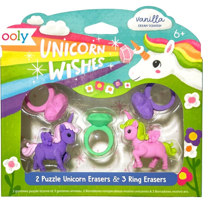 Unicorn Wishes Puzzle Erasers