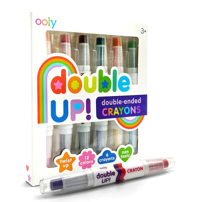 Double Up Double Ended Crayons, Multi