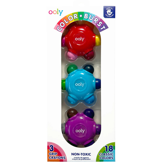 Color Burst Grip Crayons
