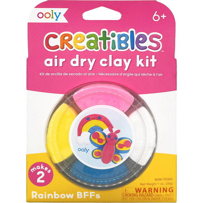 Creatibles Air Dry Clay Rainbow BFF, Multi