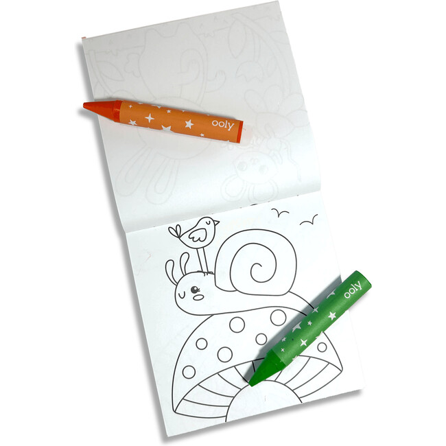 Carry Along! Coloring Book and Crayon Set - Garden Pals - Set of 9 Crayons - Arts & Crafts - 3