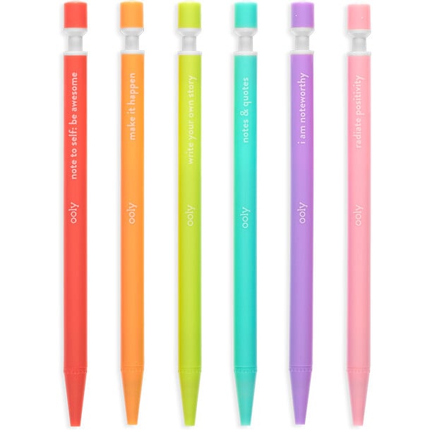 Noted! Graphite Mechanical Pencils (Set of 6)