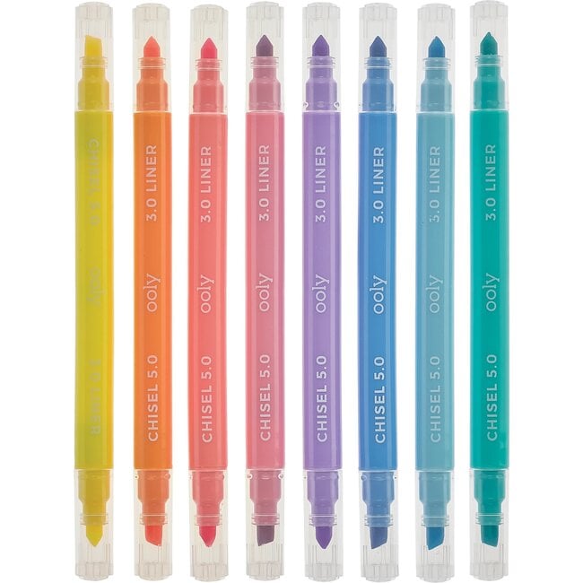 Pastel Liners Markers (Set of 8)