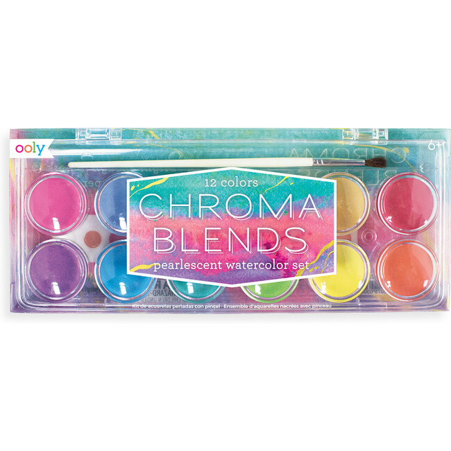 Chroma Blends Pearlescent Watercolor Paint (Set of 13)