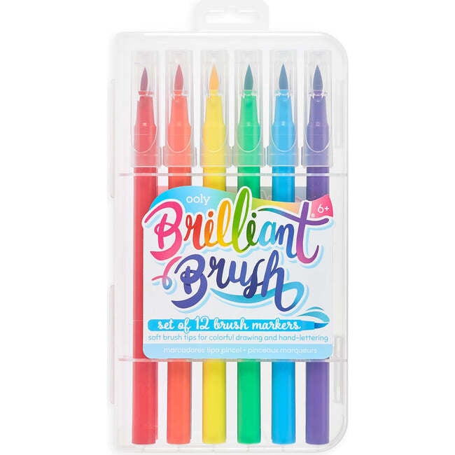 Brilliant Brush Markers (Set of 12)