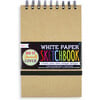 5" x 7.5" D.I.Y. Small Sketchbook, White Paper - Art Supplies - 2 - thumbnail
