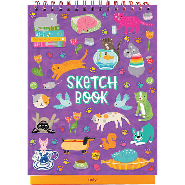 8" x 10.5" Sketch & Show Standing Sketchbook: Pets At Play