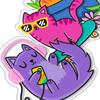 Stickiville Stickers: Silly Kitties - Vinyl (4 Die-Cut)
(Vinyl) - Stickers - 3 - thumbnail