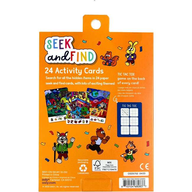 Paper Games: Seek & Find Activity Cards