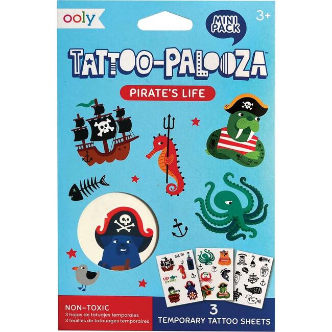 Mini Temporary Tattoos - Pirate's Life