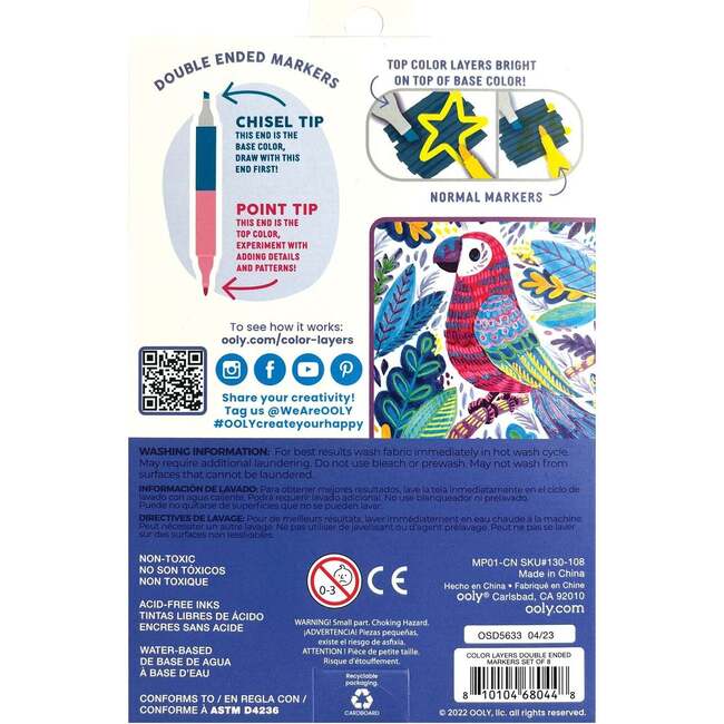 Color Layers Dble-Ended Layering Markers