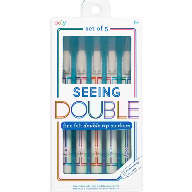 Seeing Double Fine Felt Double Tip Markers