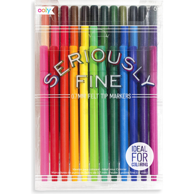 Seriously Fine Felt Tip Markers