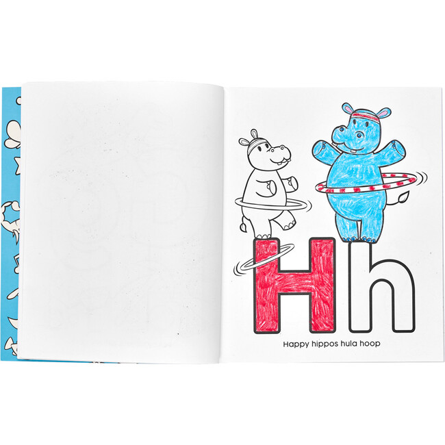 ABC: Amazing Animals Toddler Coloring Book