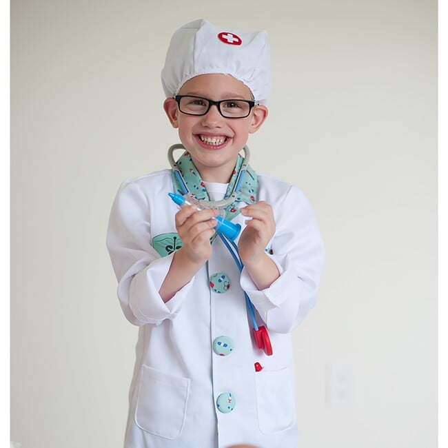 Green Doctor Set, Includes 6 Accessories - Costumes - 3