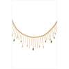 Verdant Whisper Tassels Necklace, Gold & Green - Necklaces - 2 - thumbnail